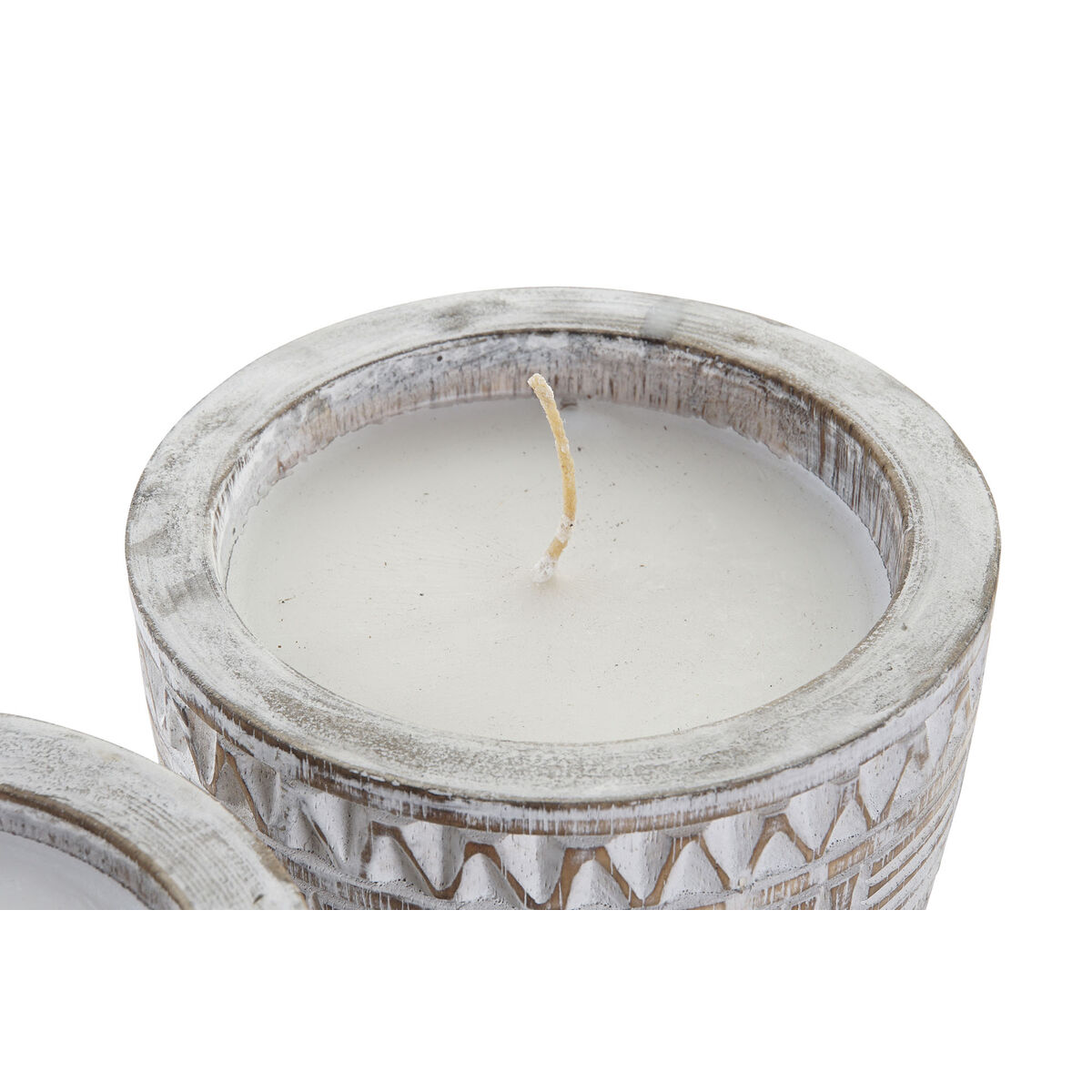 Bougie DKD Home Decor Cire (2 Unités)
